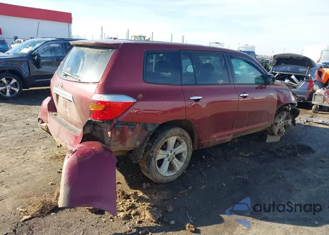 2010 Toyota Highlander Limited V6 из США, поврежденный, VIN 5TDYK3EH4AS004693